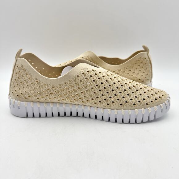 IIse Jacobsen Tulip 139 Slip-On Loafer Size US 7 EU 37 Tan Cushioned EUC - Picture 5 of 14